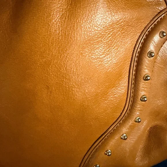 Michael Kors Tan Studded Hobo Bag - Picture 14 of 14